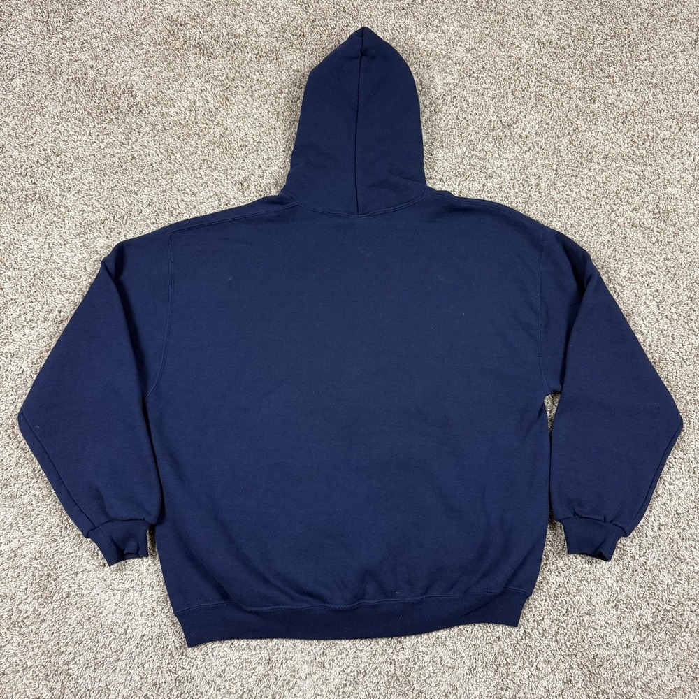 Vintage Russell Athletic Hoodie Adult XL Blue Princeton Tigers Sweatshirt 90s - Picture 2 of 15